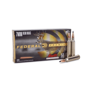 Federal Premium 7mm Rem Mag 150 Grain Swift Scirocco II (Box)