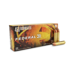 Federal Fusion Rifle 450 Bushmaster 260 Gr Bonded Soft Point (Box)