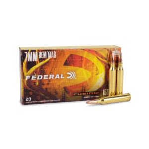 Federal Fusion 7mm Rem Mag 150 Grain Bonded Soft Point (Box)
