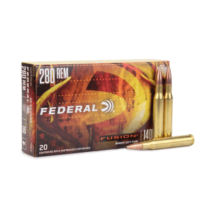 Federal Fusion 280 Remington 140 Gr Bonded Soft Point (Box)