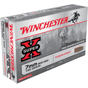 Winchester Super X 7mm Rem Mag 150 Gr Power Point Ammo (Box)