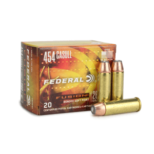 Federal Fusion 454 Casull 260 Gr Fusion Soft Point (Box)