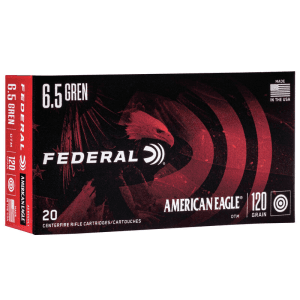 Federal American Eagle 6.5 Grendel 120 Grain OTM (Box)