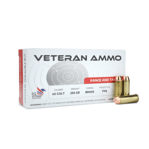 Hyperion Munitions Veteran Ammo .45 Long Colt 255 Gr FMJ (Box)