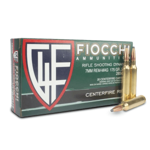 Fiocchi 7mm Rem Mag 175 Grain JSP FB (Box)