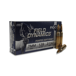 Fiocchi Field Dynamics 7mm Rem Mag 139 Grain Pointed SP (Box)