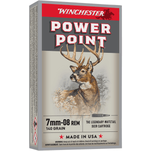 Winchester Power-point 7mm-08 Rem 140 Grain Power Point (Box)