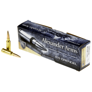 Alexander Arms Lapua Scenar 6.5 Grendel 123 Grain Lapua Scenar Boat Tail Open Tip Match (Box)