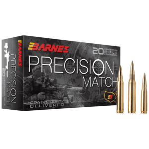 Barnes Precision Match 6.5 Grendel 120 Grain Open Tip Match Boat Tail (Box)