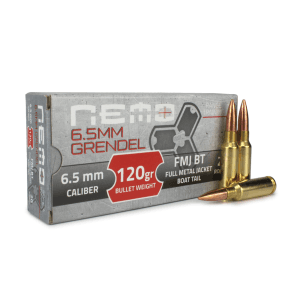 Nemo 6.5 Grendel 120 Grain FMJ BT (Box)