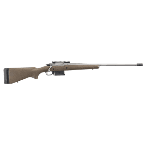 Ruger(R) - 47198 - Hawkeye Long-Range Hunter 6.5 Creedmoor 22" Bolt 5+1 Matte Stainless Black Speckled Brown Right Hand Rifle