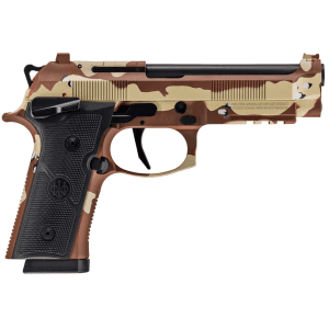 Beretta(R) - SPEC0730A10 - 92XI Chocolate Chip 9mm Luger 4.7" Semi Auto 10+1 Chocolate Chip Camo Pistol