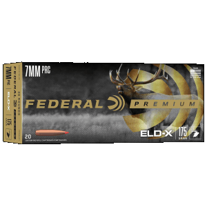 Federal Eld-x 7mm PRC 175 Grain Extremely Low Drag-eXpanding (Box)