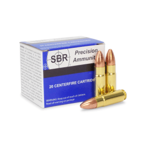 SBR Ammo .458 SOCOM 500 Gr FMJ Subsonic (Box)