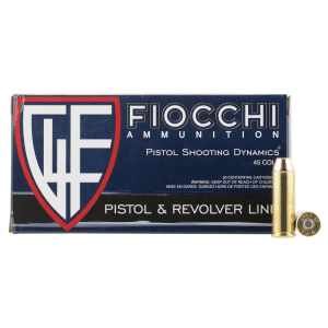 Fiocchi Range Dynamics 45 Long Colt 225 Grain Complete Metal Jacket 45LCCMJ (Box)