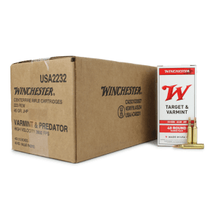Winchester USA 223 Remington 45 Gr JHP (Case)