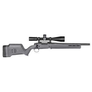 Magpul MAG495GRY Hunter 700 Stock Fixed with Aluminum Bedding Adjustable Comb Stealth Gray Synthetic for Remington 700 SA