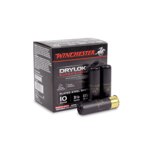 Winchester Drylok Super Steel Magnum 10 Gauge 3.5 1-5/8 oz BBB Shot (Box)