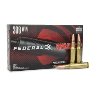 Federal Subsonic 308 Win 205 Gr THP (Box)