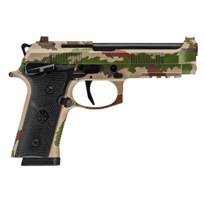Beretta(R) - SPEC0742A18 - 92XI SAO 9mm 4.7" Single Action 18+1 Vegetato Camo Pistol
