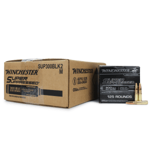 Winchester Super Suppressed 300 Blackout 200 Gr Subsonic OTR (Case)