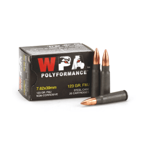 Wolf Polyformance 7.62 x 39 FMJ 123 Grain (Box)