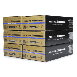 Federal Premium HST 9mm 147 Gr JHP (Range Bundle)