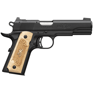Browning(R) - 051067490 - 1911-22 Black Label Medallion 22 LR 4.25" Semi Auto 10+1 Black Maple Pistol