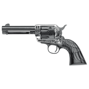 Pietta(R) - GW357DOGE434NMB - Great Western II D.O.G.E. 357 Mag 6 Shot 4.75" Single Black Revolver