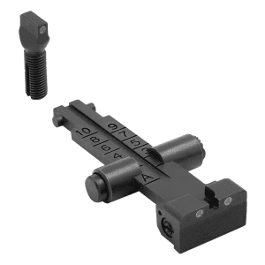 MEPRO USA Tru-Dot AK/AKM Tritium Sight Set Black 3Dot Green