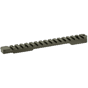 Talley PLO252700 Remington 700 Picatinny Rail  Black Anodized Long Action 0 MOA