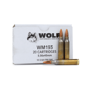 Wolf Gold 5.56 NATO 55 Gr FMJ (Box)