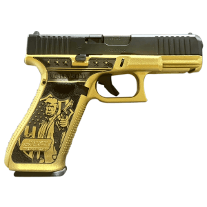 Glock(R) - PA455S204MOSNDONWICK - G45 Gen5 MOS Don Wick 9mm 4.02" Semi Auto 17+1 Black Gold