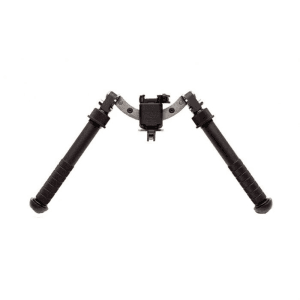 Atlas Gunworks 5H Quick Detach Picatinny Bipod 10.5" Height (Black)