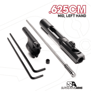 Superlative Arms Black Mid-Length Adjustable Piston System for AR-15