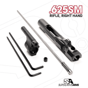 Superlative Arms Black Adjustable Piston System for AR-15 Rifle