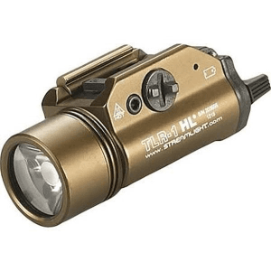 Streamlight TLR-1 HL 1000 Lumen LED Weaponlight CR-123 (FDE Brown)