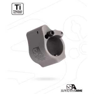 Superlative Arms .625" Titanium Adjustable Gas Block for AR-15 Gray