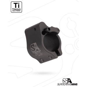 Superlative Arms Adjustable Gas Block for AR-15 .875" Clamp-On (Black)