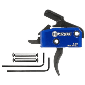 Midwest Industries Enhanced Drop-In Curved Trigger for AR-15 Single-Stage 3.5lbs