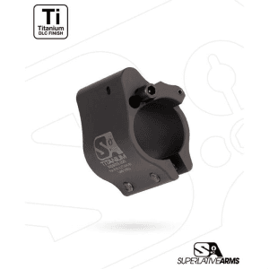 Superlative Arms .625" Titanium Clamp-On Adjustable Gas Block for AR-15