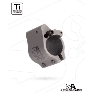 Superlative Arms AR-15 Titanium Gas Block .625" Clamp-On