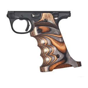 Volquartsen Wood Laminated Grips for Ruger Mark IV 22/45 Brown/Gray