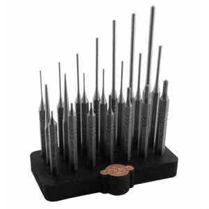 Grace Usa 21 Piece Steel Punch Set W/bench Block
