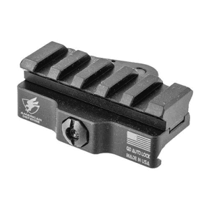 American Defense Black Quick Detach 5-Lug Picatinny Riser Mount