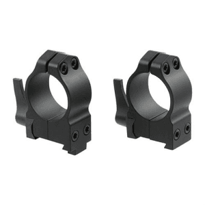 Warne 1'' Medium (0.925'') Qd 19mm Dovetail Rings  Black