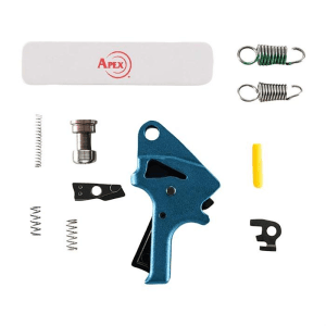 Apex Blue Polymer Flat Face Forward Set Trigger Kit for S&W M&P M2.0