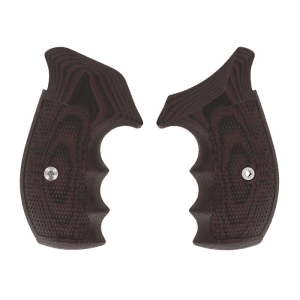 VZ Grips S&W N-Frame Round Butt G-10 Black Cherry Tactical Diamond