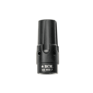 Bravo Company Black Steel 5.56 Compensator Mod 7 for AR-15 1/2-28 Thread