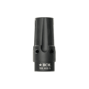 Bravo Company AR-15 Compensator Mod 5 5.56 Black Steel 1/2-28